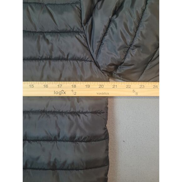 Aéropostale Remix Down Jacket Men’s Small Black Puffer Y2K Streetwear EUC - Picture 4 of 8